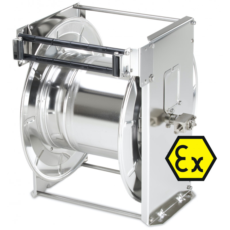Enrouleur ATEX automatique inox électropoli type ST60/10/3ep/Ex