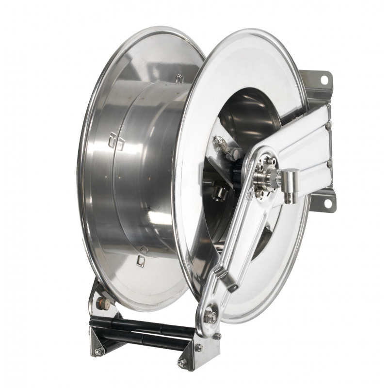 Enrouleur 3/8“ à réenroulement automatique inox