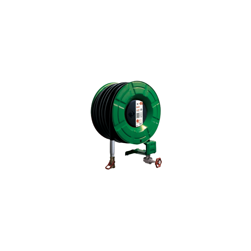 Enrouleur type RIA vert mural 20m 1“